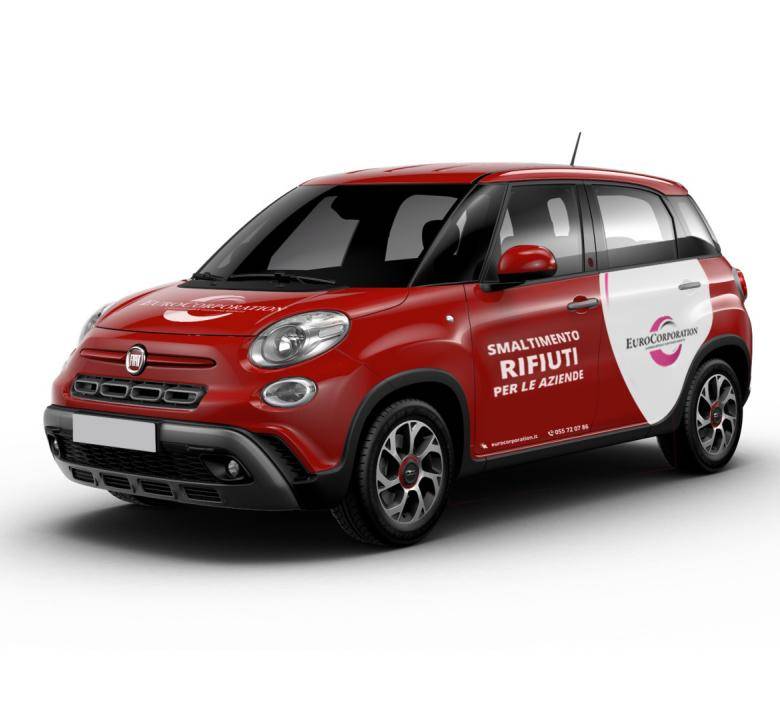 Fiat 500 rossa - Eurocorporation