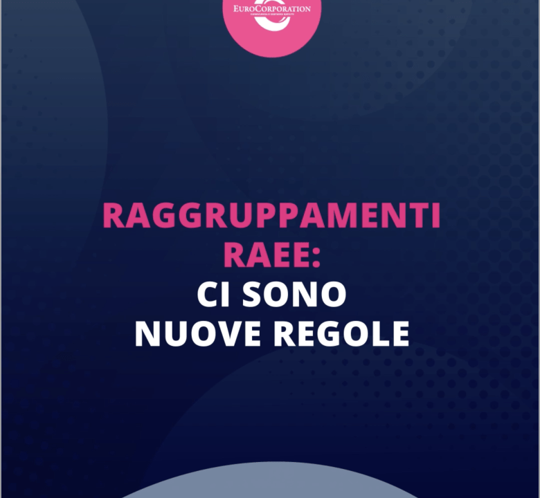 Raggruppamenti RAEE, ci sono nuove regole