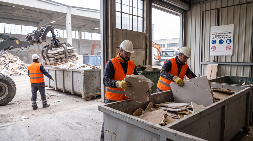 Eurocorporation Smaltimento cartongesso per imprese edili e cartongessisti